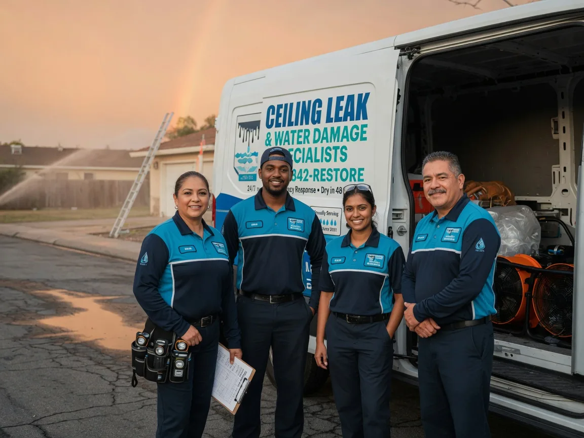 Ceiling Leak Cleanup company in Quinby, VA